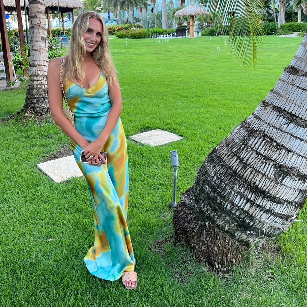 Silky Long Dress